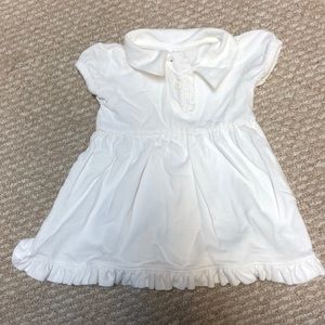Hanna Andersson NWOT white polo dress